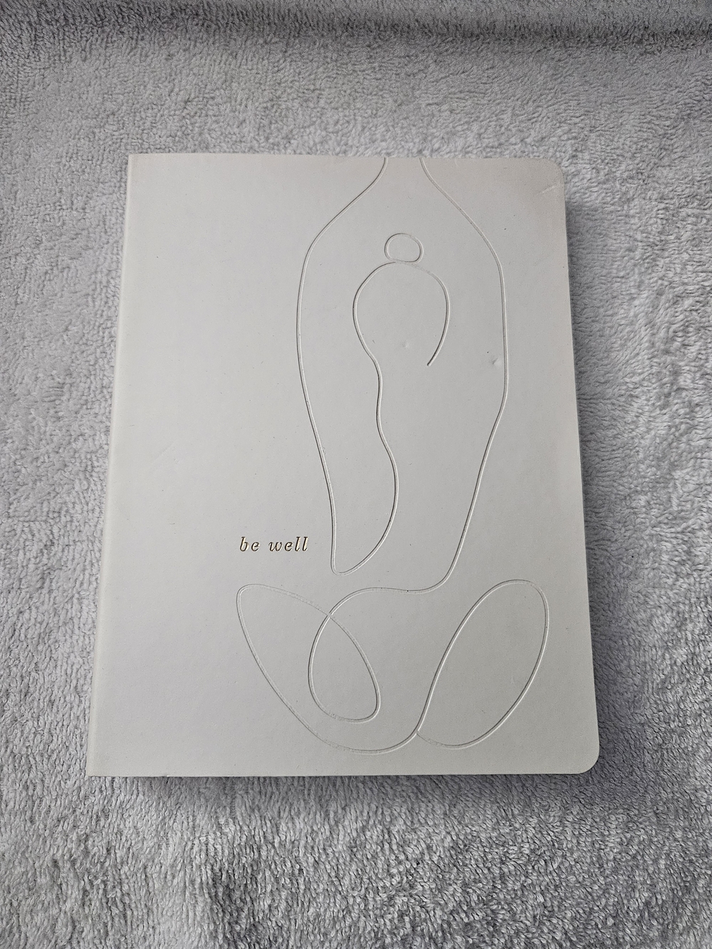 DesignWorks Ink "Be Well" Yoga Meditation Journal - Soft Flex Cover - Shelf Wear